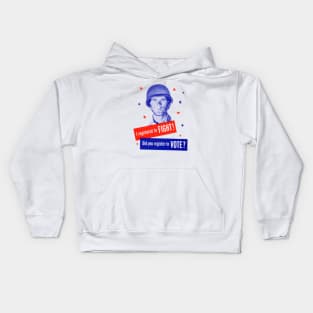 1950s Did You Register To Vote Kids Hoodie